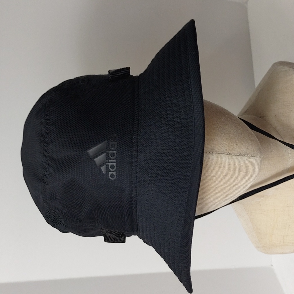 Adidas Areoready Victory Bucket Hat Black Adjustable Chin Strap